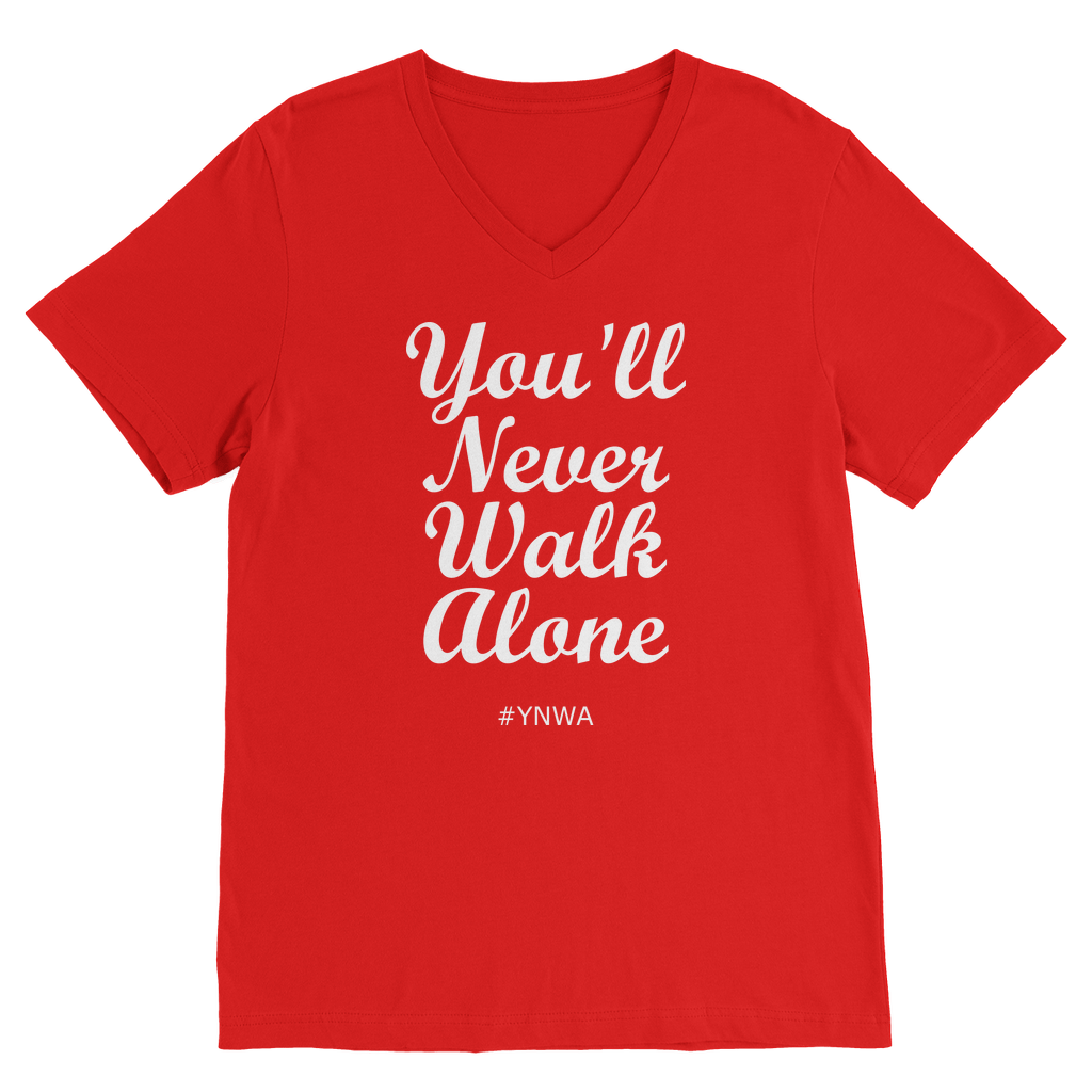 YNWA Stylish V-Neck Tee - Supporters Only