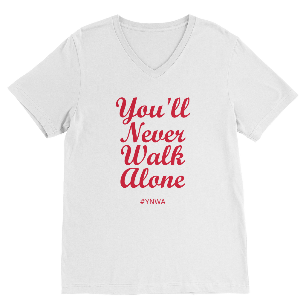 YNWA Stylish V-Neck T-Shirt - Supporters Only