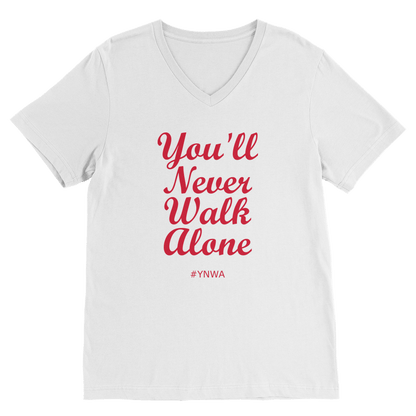 YNWA Stylish V-Neck T-Shirt - Supporters Only