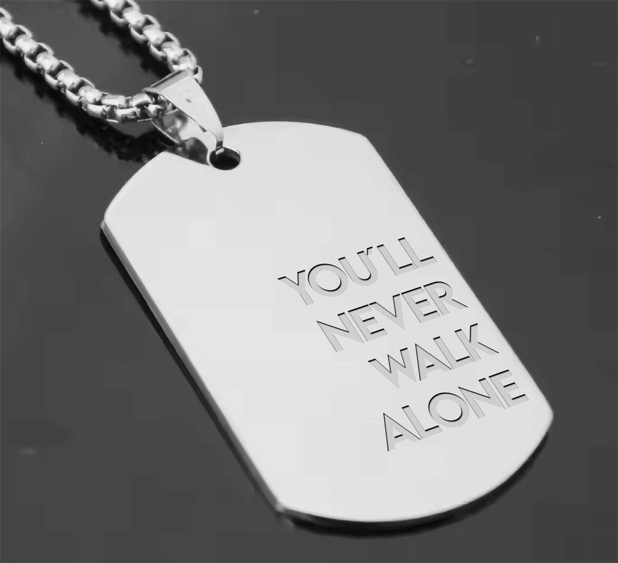 Stylish Silver Liverpool Dogtag - Supporters Only