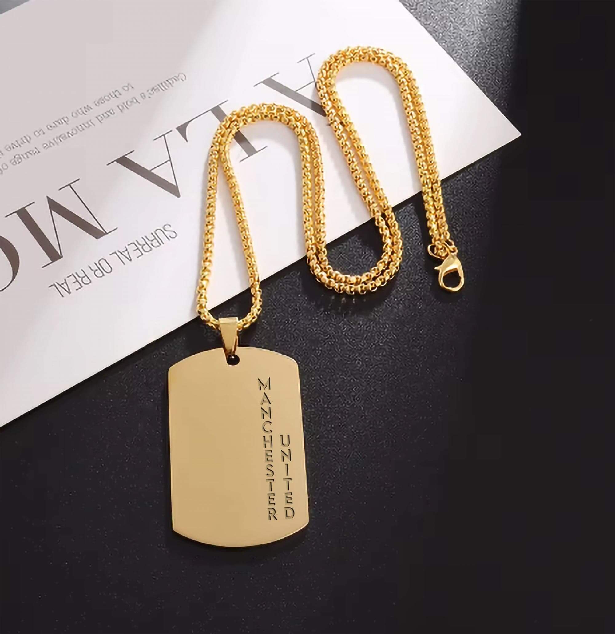 Manchester United Golden Dogtag - Supporters Only