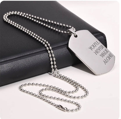 Stylish Silver Liverpool Dogtag - Supporters Only