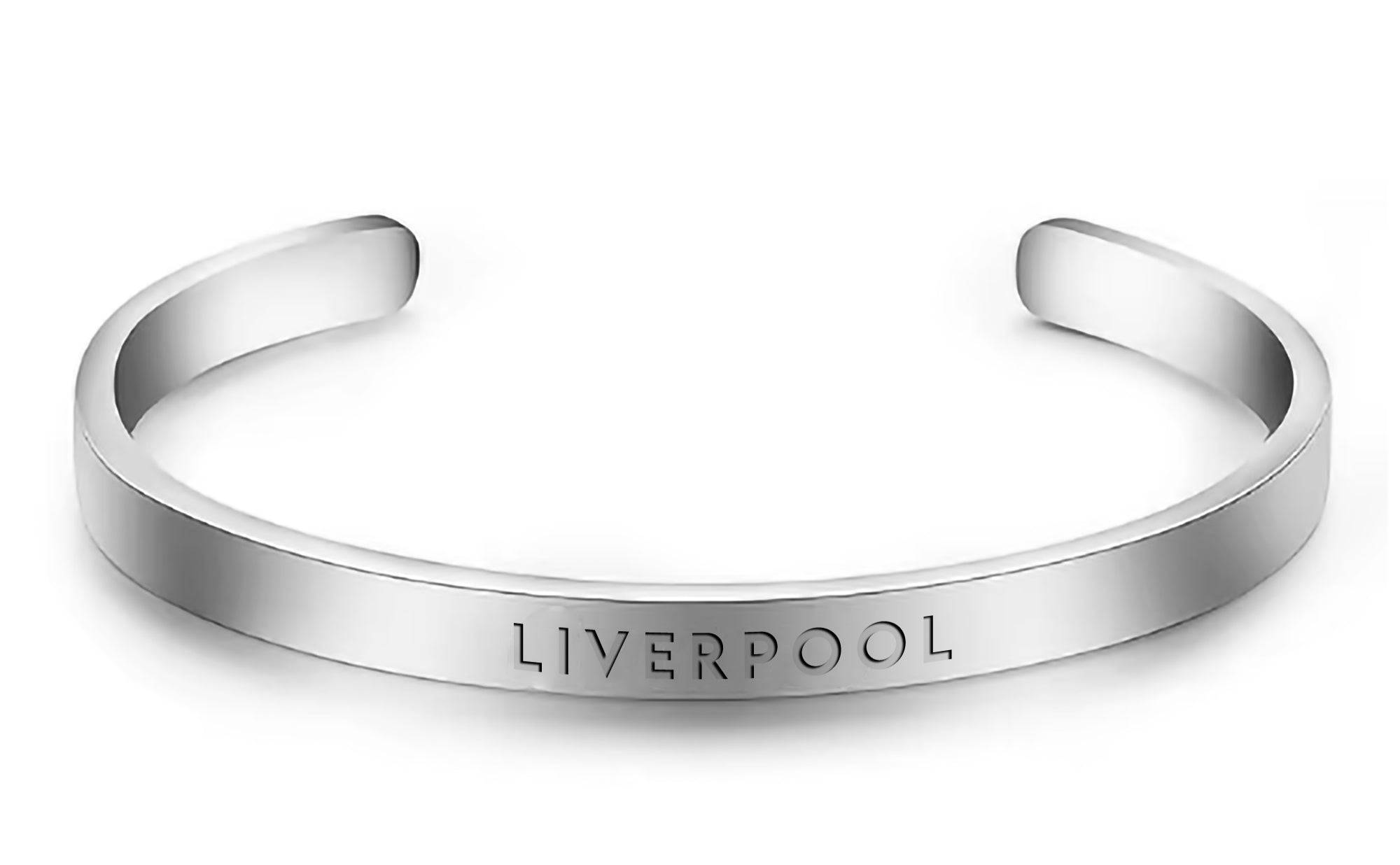 Liverpool Silver Bangle - Supporters Only