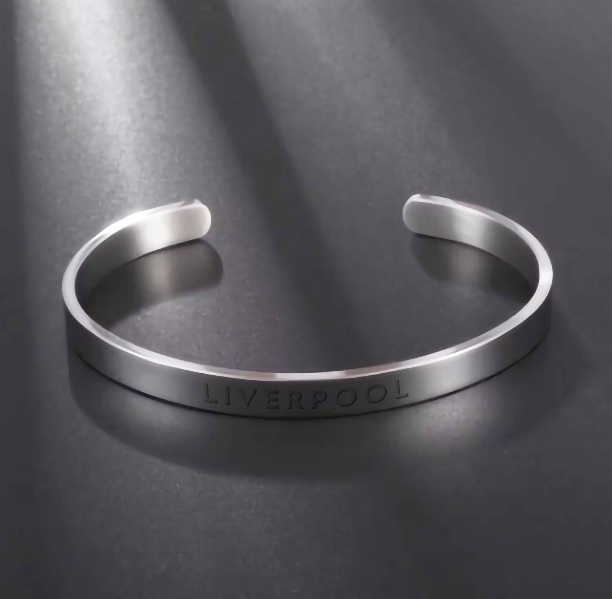 Liverpool Silver Bangle - Supporters Only