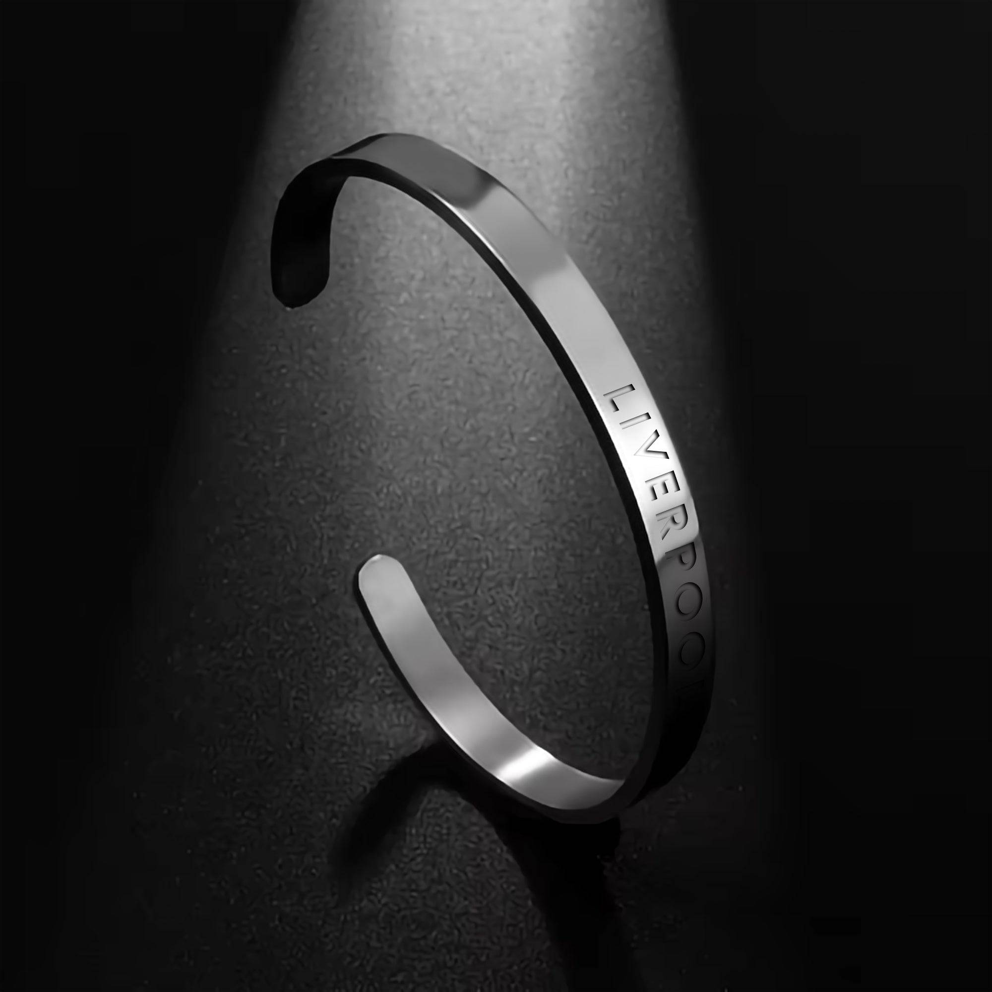 Liverpool Silver Bangle - Supporters Only