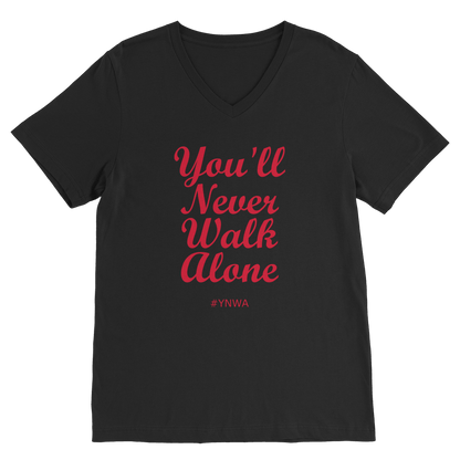 YNWA Stylish V-Neck T-Shirt - Supporters Only